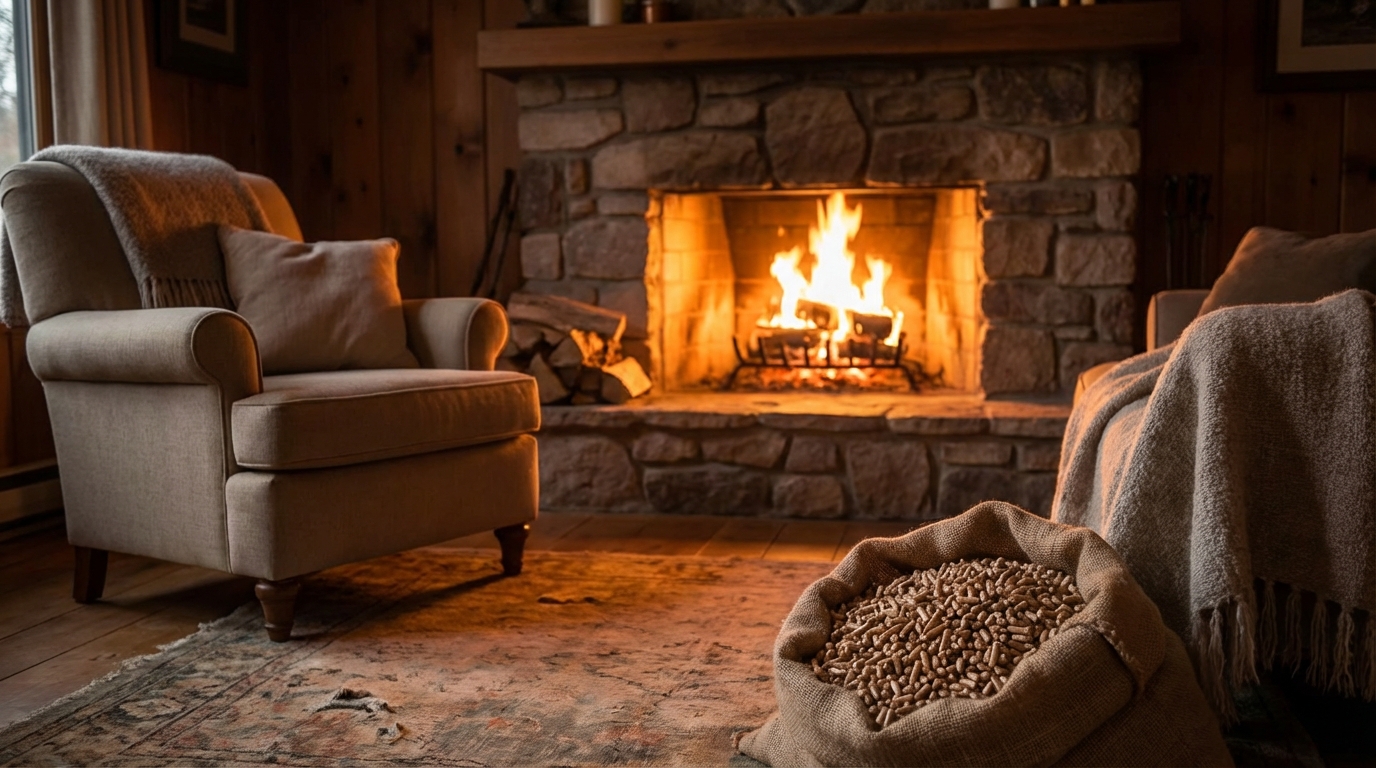 Wie lange heizt ein 15 kg Pelletssack? Die Antwort hängt von Ihrem Ofen ab