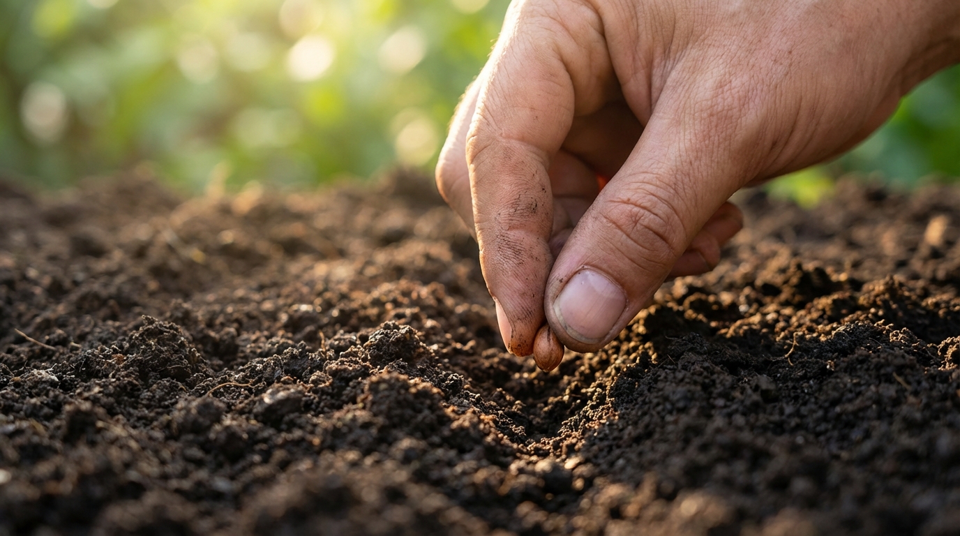 Ein Zentimeter – nicht mehr: Die ideale Tiefe, die Gärtner hartnäckig ignorieren