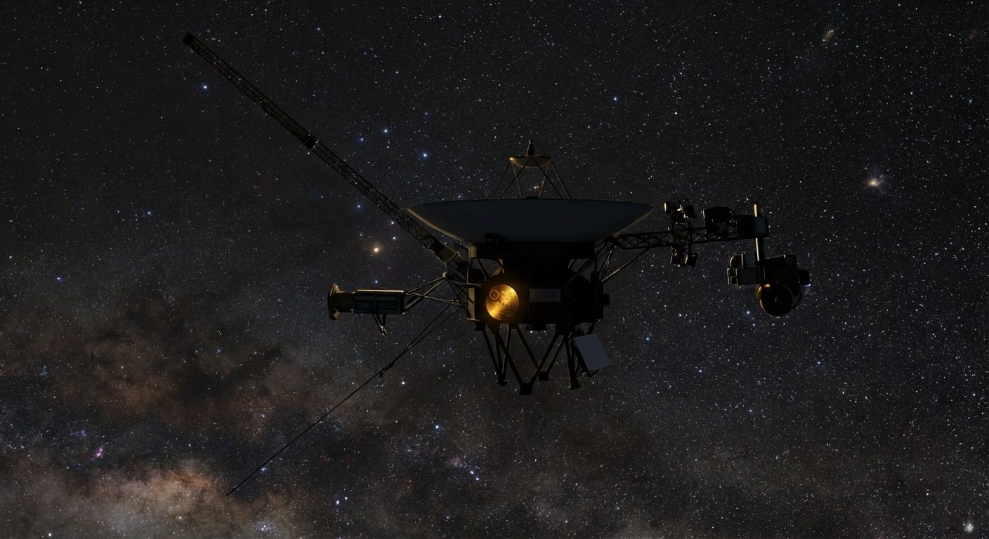 Nach 50 Jahren Reise wechselt Voyager 1 die Entfernungsskala